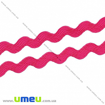 Тасьма березка, 5 мм, Рожева темна (LEN-010389)