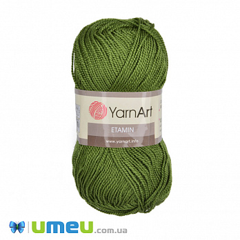Пряжа YarnArt Etamin 30 г, 180 м, Хакі 444 (YAR-025080)