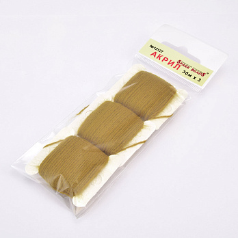 Акриловые нитки, №12127, Оливково-горчичные (MUL-058848)