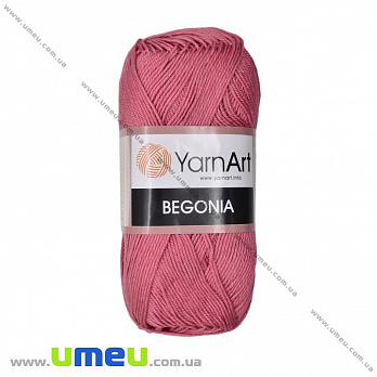 Пряжа YarnArt Begonia 50 г, 169 м, Розовая 75 (YAR-023013)