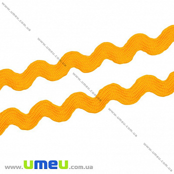 Тасьма березка, 5 мм, Жовта (LEN-010393)