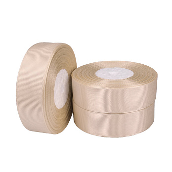 Репсова стрічка, 25 мм, Бежева (LEN-054820)