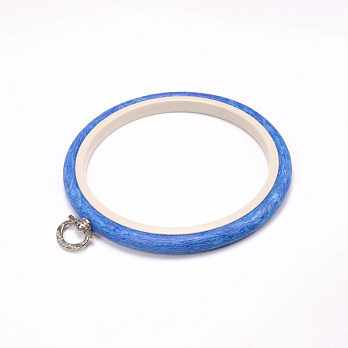 Пяльцы-рамка NURGE круглые пластиковые 13,5 см, Голубые (MUL-053313)