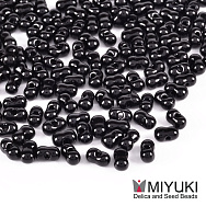 Бісер японський Miyuki Berry BB-401, 4,5х2,5 мм, Чорний (BIS-053294)