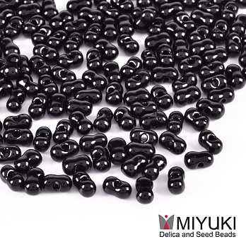 Бісер японський Miyuki Berry BB-401, 4,5х2,5 мм, Чорний (BIS-053294)