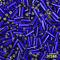 Бісер чеський Стеклярус 3, №37100, Синій блискучий, 7 мм (BIS-059333)