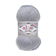 Пряжа Alize Extra 100 г, 220 м, Сіра 52 (YAR-060200)