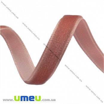 Лента бархатная, 10 мм, Лососевая (LEN-019913)