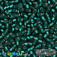 Бисер японский Miyuki круглый RR 8/0 №2425F, Изумрудный матовый (BIS-045987)
