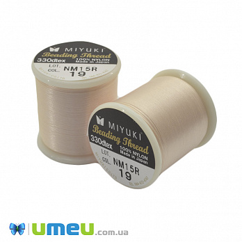 Нить для бисера Miyuki 19, Персиковая, 50 м (MUL-045295)