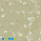 Пайетки Италия круглые плоские, 3 мм, Кремовые №1024 Bianco Avorio Opaline (PAI-039137)