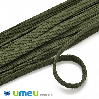 Поліестеровий шнур плоский 7 мм, Хакі (LEN-039363)