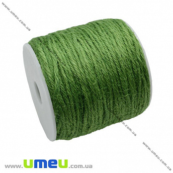Шпагат Пеньковий, Оливковий, 2 мм (LEN-003383)