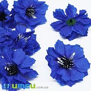 Василек тканевый (головка), 70 мм, Синий (DIF-044996)