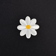 Термоаппликация Ромашка, 3,3 см, Белая (APL-060012)