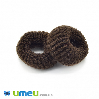 Резинка для волосся, 40 мм, Коричнева темна (OSN-041391)