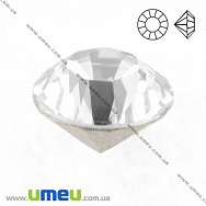 Стразы стеклянные конусные SS11 (3,0 мм), Белые (STR-001851)