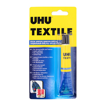 Клей UHU Textil для тканини, 19 мл (INS-053303)