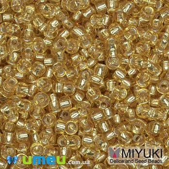 Бисер японский Miyuki круглый RR 11/0 №3, Золотистый (BIS-045577)