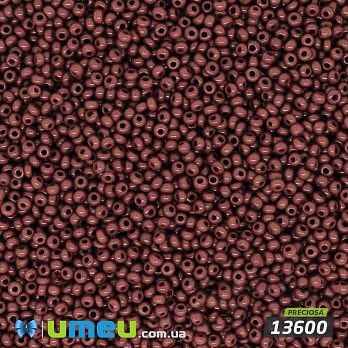 Бисер чешский 14/0, №13600, Коричневый, Натуральный (BIS-044931)
