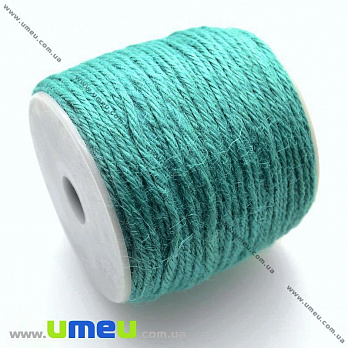 Шпагат Пеньковий, Бірюзовий, 2 мм (LEN-010179)