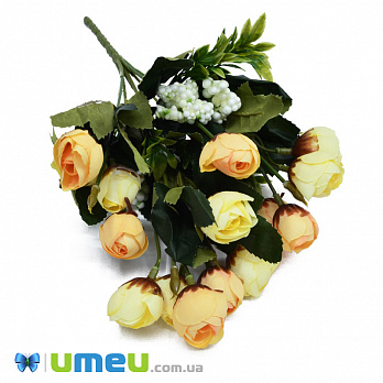 Букет камелии, 33 см, Оранжевый (DIF-048335)