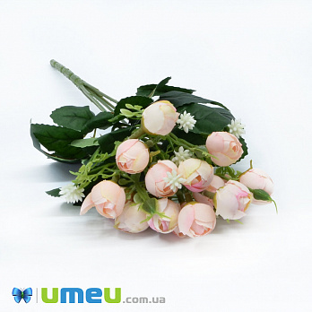 Букет півонії, 33 см, Персиковий (DIF-044725)