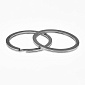 Кільце для ключів плоске, Темне срібло, 20 мм (OSN-059413)