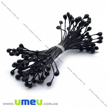 Тычинки на нитке маленькие, Черные (DIF-014973)