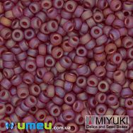 Бісер японський Miyuki круглий RR 11/0 №141FR, Червоний матовий АВ (BIS-045570)