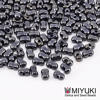 Бісер японський Miyuki Berry BB-464, 4,5х2,5 мм, Мокрий асфальт (BIS-053295)