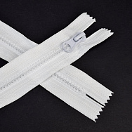 Молния тракторная неразъемная 18 см, Тип 5, Белая (ZIP-060441)