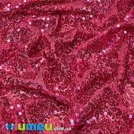 Фатин с пайетками, Малиновый (20х30 см) (LTH-040717)