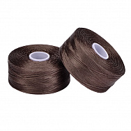 Нитка для бісеру C-Lon D, 0,11 мм, Коричнева, 71 м (MUL-051144)