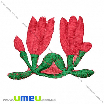 Термоаплікація Тюльпани, 6х4 см, Червона (APL-021010)