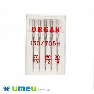 Голки ORGAN UNIVERSAL №70-90 для побутових швейних машин, 5 шт (SEW-047608)