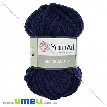 Пряжа YarnArt Alpine Alpaca 150 г, 120 м, Синяя темная 437 (YAR-029621)