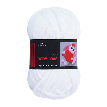 Пряжа Premium Yarn Baby Love 50 г, 60 м, Біла 363 (YAR-052310)