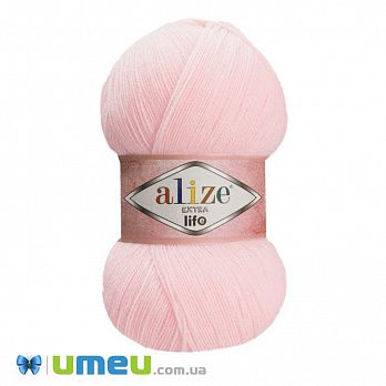 Пряжа Alize Extra Life 100 г, 480 м, Рожева світла 929 (YAR-038429)