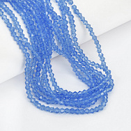 Намистини Біконус, 3х3 мм, Сині (BUS-057436)