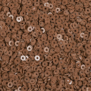 Паєтки Індія круглі плоскі, 2,5 мм, Коричневі (PAI-051876)