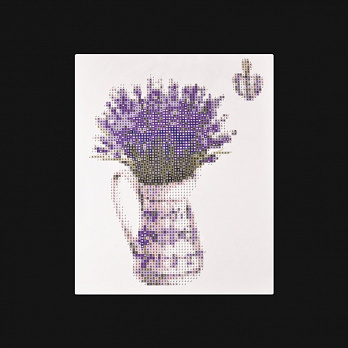 Набор алмазной живописи на картоне 25х21 см, Лаванда (SXM-051472)