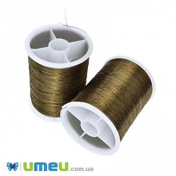 Нить металлизированая Люрекс 0,1 мм, Коричневая (MUL-048158)