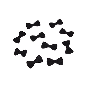 Декоративное изделие из фетра Бантик, 2,5х1,5 см, Черный (FLT-056525)