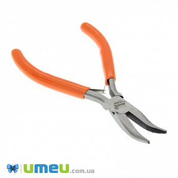 Инструмент Тонкогубцы выгнутые, Оранжевые, 12,5 см (INS-046829)