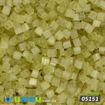 Бисер чешский Сатин 10/0, №05151, Оливковый (BIS-024269)