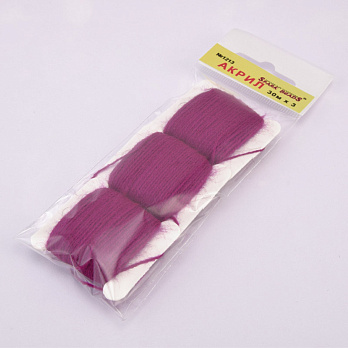 Акрилові нитки, №1213, Рубінові (MUL-058772)