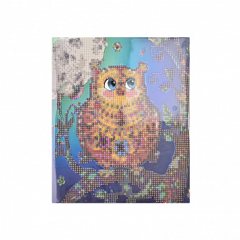 Набір алмазного живопису на картоні 25х21 см, Совушка (SXM-051463)