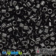 Бисер японский Miyuki Delica 8/0 DBL10, Черный (BIS-045887)