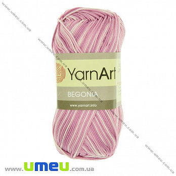 Пряжа YarnArt Begonia Melange 50 г, 169 м, Рожева 5338 (YAR-025096)